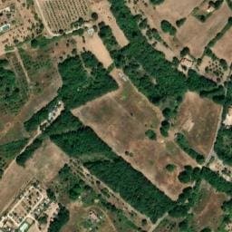 Vue satellite de Camping La Clé des Champs à Apt