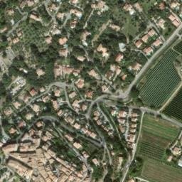 Vue satellite de Villeneuve à Dauphin