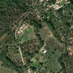 Vue satellite de L'Arc en Ciel à Saint-Pantaléon