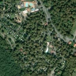 Vue satellite de Punta Lago à Moliets-et-Maa