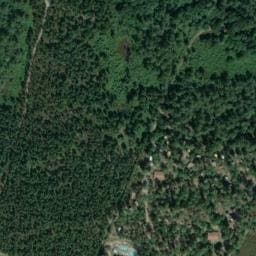 Vue satellite de Huttopia à Saint-Michel-Escalus