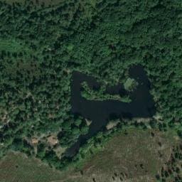 Vue satellite de Camping Huttopia Landes Sud à Saint-Michel-Escalus
