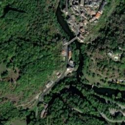 Vue satellite de Camping à Coupiac à Coupiac