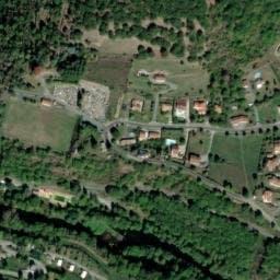 Vue satellite de Camping de la Vallée du Rance à Coupiac