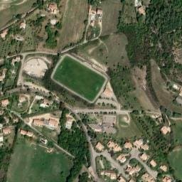 Vue satellite de Aire Camping car Reillanne à Reillanne
