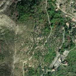 Vue satellite de Aire Lucéram à Coaraze
