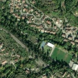 Vue satellite de Aire CAMPING-CAR PARK de Sospel à Castillon