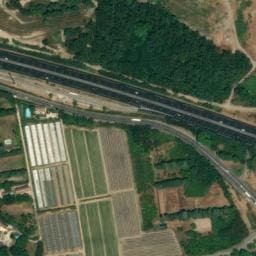 Vue satellite de Aire de Cabannes à Caumont-sur-Durance