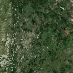 Vue satellite de Cabane de berger au-dessus du lieu-dit Le Villard à Blieux