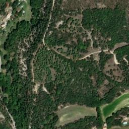 Vue satellite de Camping Naturiste Le Vallon des Oiseaux à Reillanne