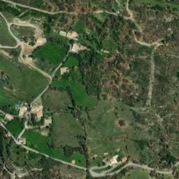 Vue satellite de Les Ferrays à Senez
