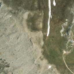 Vue satellite de Cabane du Mont Chiran à Blieux