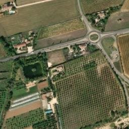 Vue satellite de Pont Julien à Apt