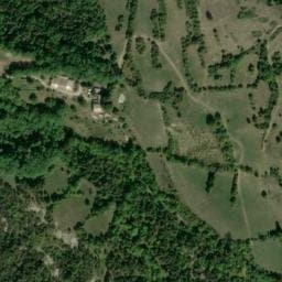 Vue satellite de Gîte Le Levant - La Castelle à Blieux