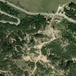 Vue satellite de Camping des Sirènes à Le Bourguet
