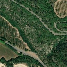 Vue satellite de Aire de repos à Saint-Martin-de-Castillon à Saint-Martin-de-Castillon