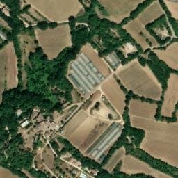 Vue satellite de Aire naturelle Les Joncquiers à Saint-Martin-de-Castillon