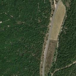 Vue satellite de Cabane du Vieux Chêne à Vic-le-Fesq