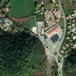 Vue satellite de Camping L'Eden Road à Le Bourguet