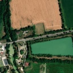 Vue satellite de Aire de camping-car à Urdens à Urdens