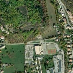 Vue satellite de Camping Les Lavandes à Le Bourguet