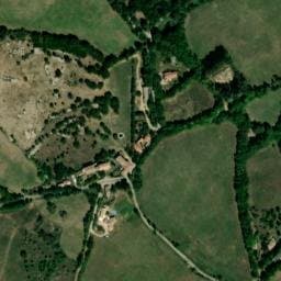 Vue satellite de Aire naturelle municipale à Saint-Maurice-Navacelles