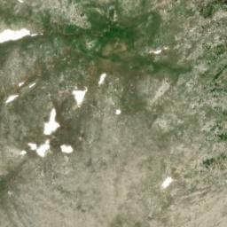 Vue satellite de Cabanes de Chanier à Blieux