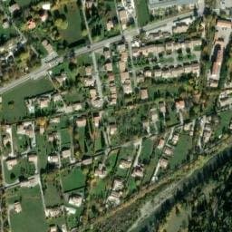 Vue satellite de Camping Notre-Dame à Le Bourguet
