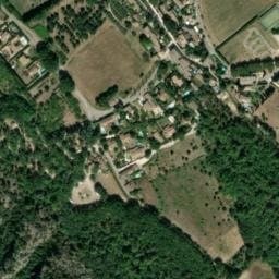 Vue satellite de Camping les Royères du Prieuréalt à Taillades