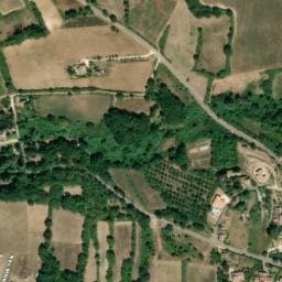 Vue satellite de Les Bardons à Auribeau