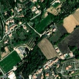 Vue satellite de Camping Les Lavandes à Allemagne-en-Provence