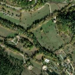 Vue satellite de Camping La Ferme à Châteauvieux