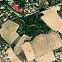 Vue satellite de Camping Les Lavandes à Valensole