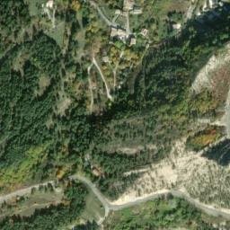 Vue satellite de Camping Calme et Nature à Le Bourguet
