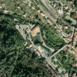 Vue satellite de Aire de camping-car à Blausasc à Blausasc