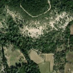 Vue satellite de Mazet de Bouet à Saint-Côme-et-Maruéjols