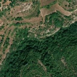 Vue satellite de La Baume de l'eau à Sivergues