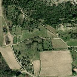 Vue satellite de Capitelle Enterrée à Saint-Côme-et-Maruéjols
