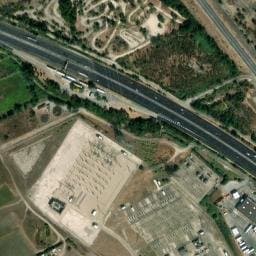 Vue satellite de Aire de Cavaillon - Plan d'Orgon à Orgon