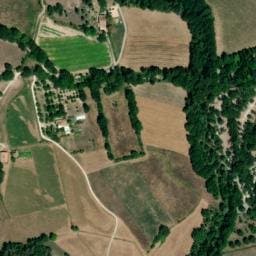 Vue satellite de Saint-Clair à Roumoules