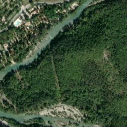 Vue satellite de Domaine Chasteuil Verdon Provence à Rougon