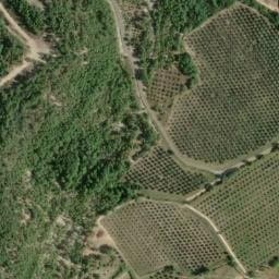 Vue satellite de Cabane à fusées à Saint-Côme-et-Maruéjols