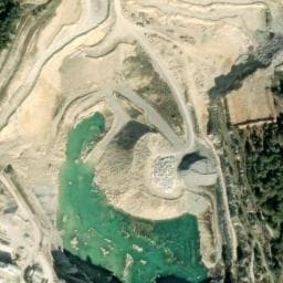 Vue satellite de capitelle détruite en 2020 à Langlade