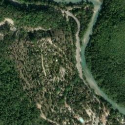 Vue satellite de Huttopia Gorges du Verdon à Rougon