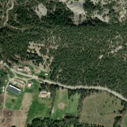 Vue satellite de Centre Equestre la Grande Bastide à Châteauvieux