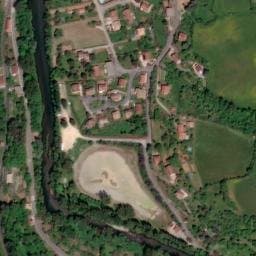 Vue satellite de Aire municipale de camping-car de Camarès à Brusque