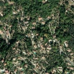 Vue satellite de La Ferme Riola à Blausasc