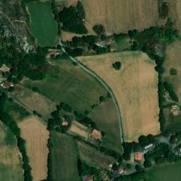 Vue satellite de Aire de camping-car à Mont-Roc à Mont-Roc