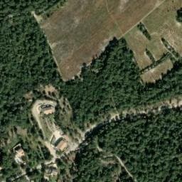 Vue satellite de Bivouac à Langlade (42) à Langlade