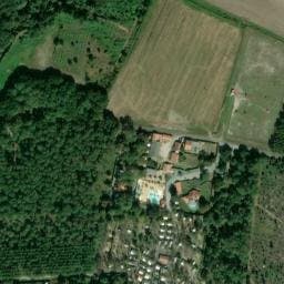 Vue satellite de Camping de la Côte à Vieux-Boucau-les-Bains